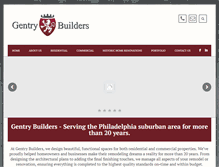 Tablet Screenshot of gentrybuilders.com